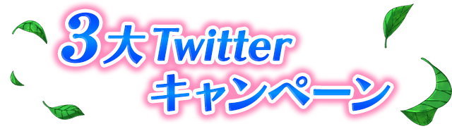 3大twitterキャンペーン